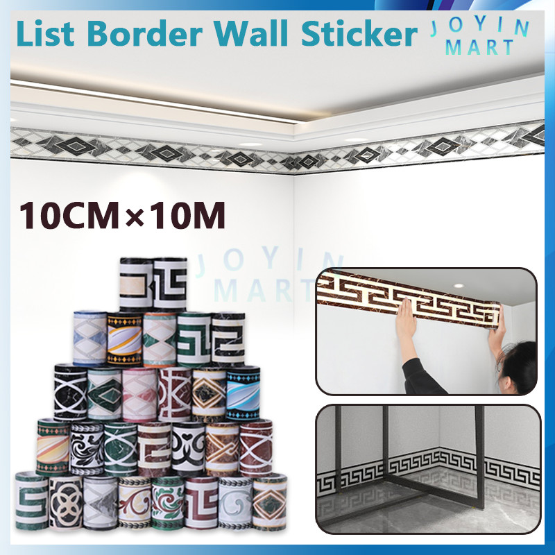 Wallpaper Stiker List Border Premium / Wall List / List Tembo 10cmx10m Wallpaper Dinding