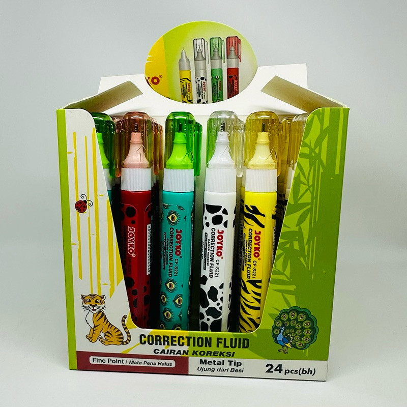 

[LW] Joyko Tip Ex Cair Motif Animal / Correction Fluid CF-S221