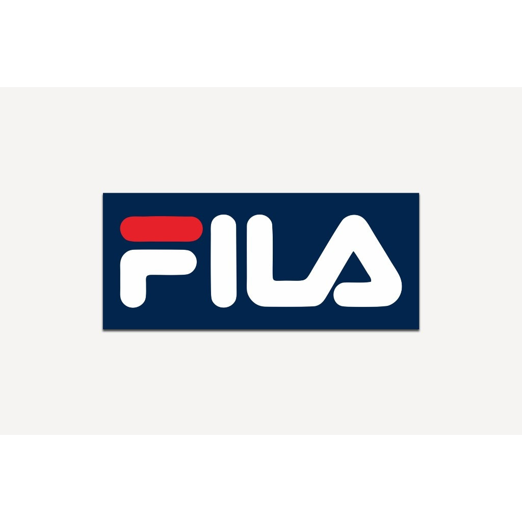 

Stiker Brand Distro Casual Fila Print Cut Glossy Anti Air Sticker Laptop Aesthetic
