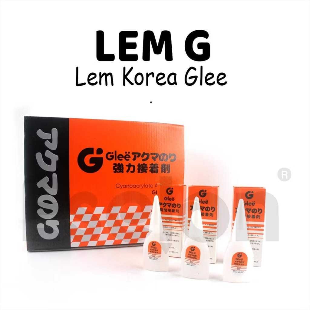 

GLEE Lem G Korea CAIR Tetes Perekat Super Kuat SERBAGUNA GLEE-808