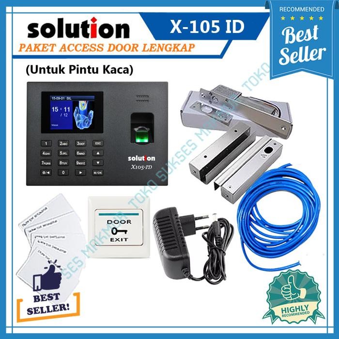 

Paket Akses Door Solution X105 ID - Untuk Pintu Kaca