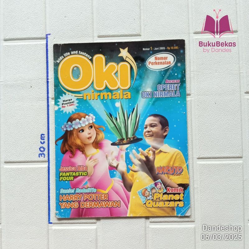Oki Nirmala - Majalah Anak Bekas Preloved - BUKUGRAFI