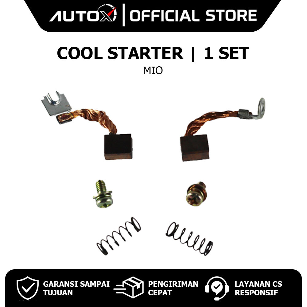 Cool Starter Mio Lama Soul Sporty Smile & Xeon & Fino Stater Carbon Brush Kul Arang Areng