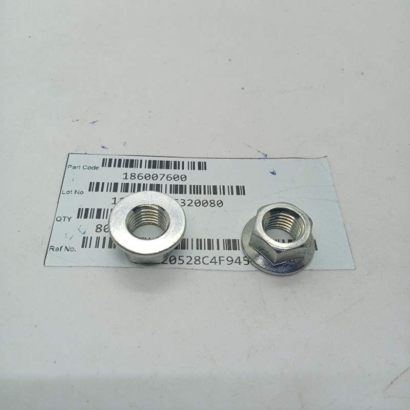 Mur Flange M10 Kunci 14 Original Baja  Sparlux Baut Grosir Bekasi