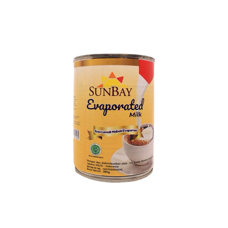 

SUNBAY SUSU EVAPORASI 380gr / Sunbay Evaporated Milk 380gr