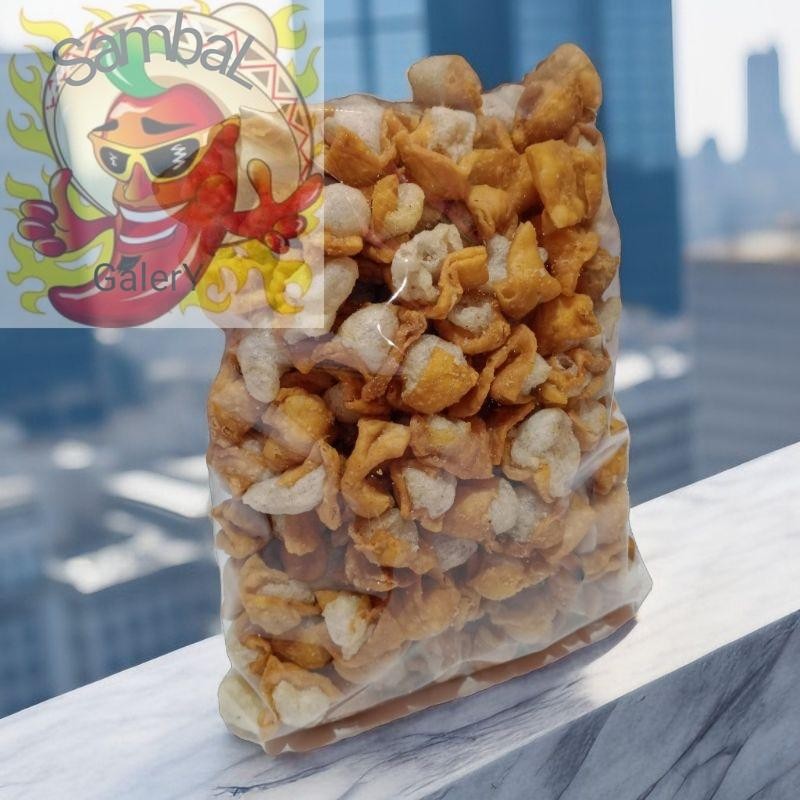 

SambaL Galery Siomay Mini Kering Kriuk Renyah 500 Gram Cemilan