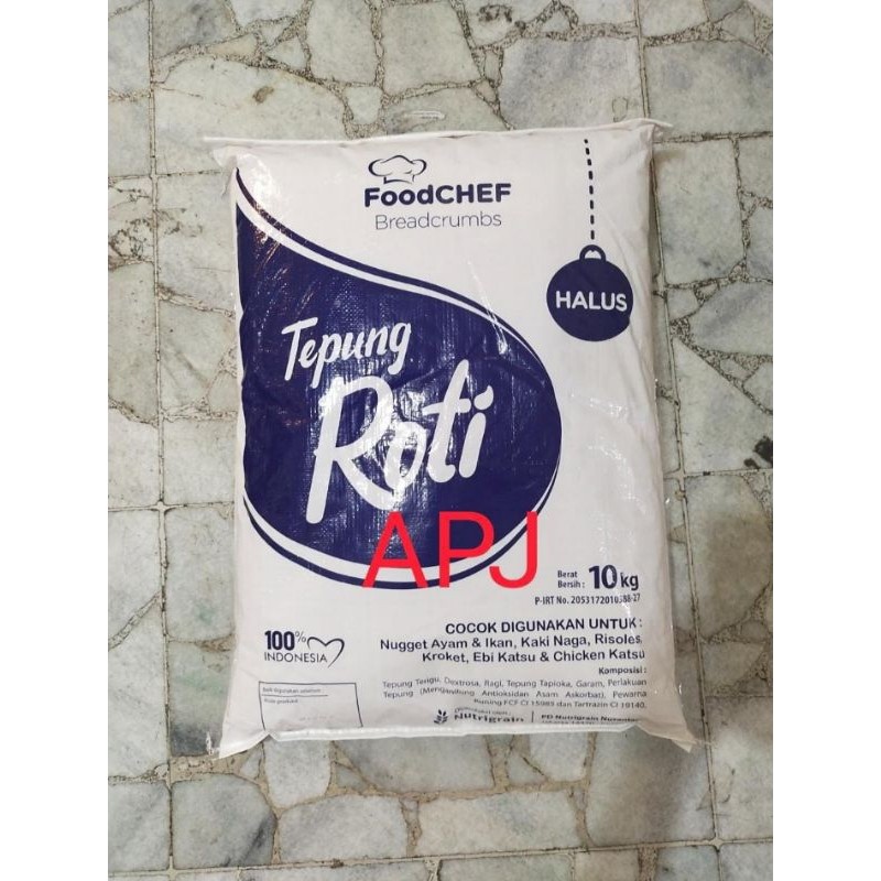 

tepung roti breadcrumbs mix Halus Food Chef 10kg