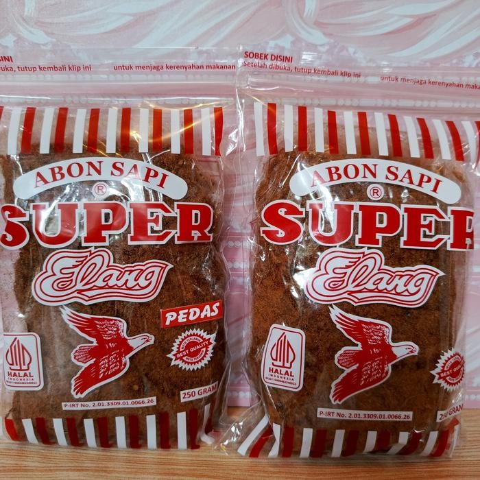 

Abon Sapi Super ELANG 250gr Manis Pesas - Manis