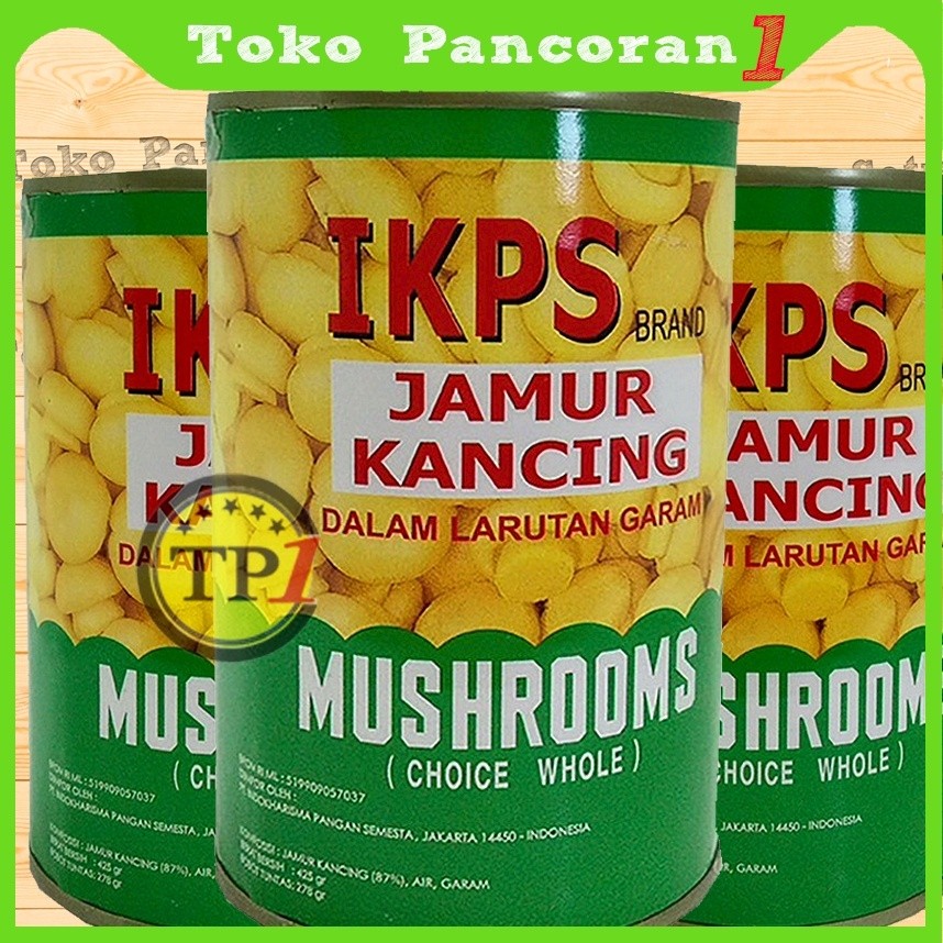 

Jamur Kancing Kaleng 425 Gram Whole Mushroom Dalam Kaleng IPKS