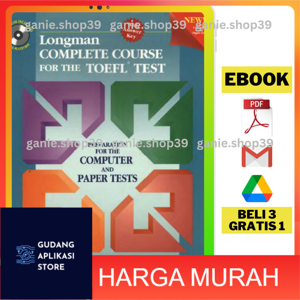 

[44] LONGMAN COMPLETE COURSE WITH AUDIO (COMPUTER AND PAPER TESTS) Terbaik dan Original Best seller