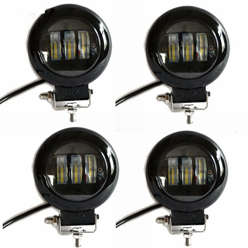 4.5 inch 60W with bracket led fog light, led work light Round for Jeep wrangler motorcycle led passi