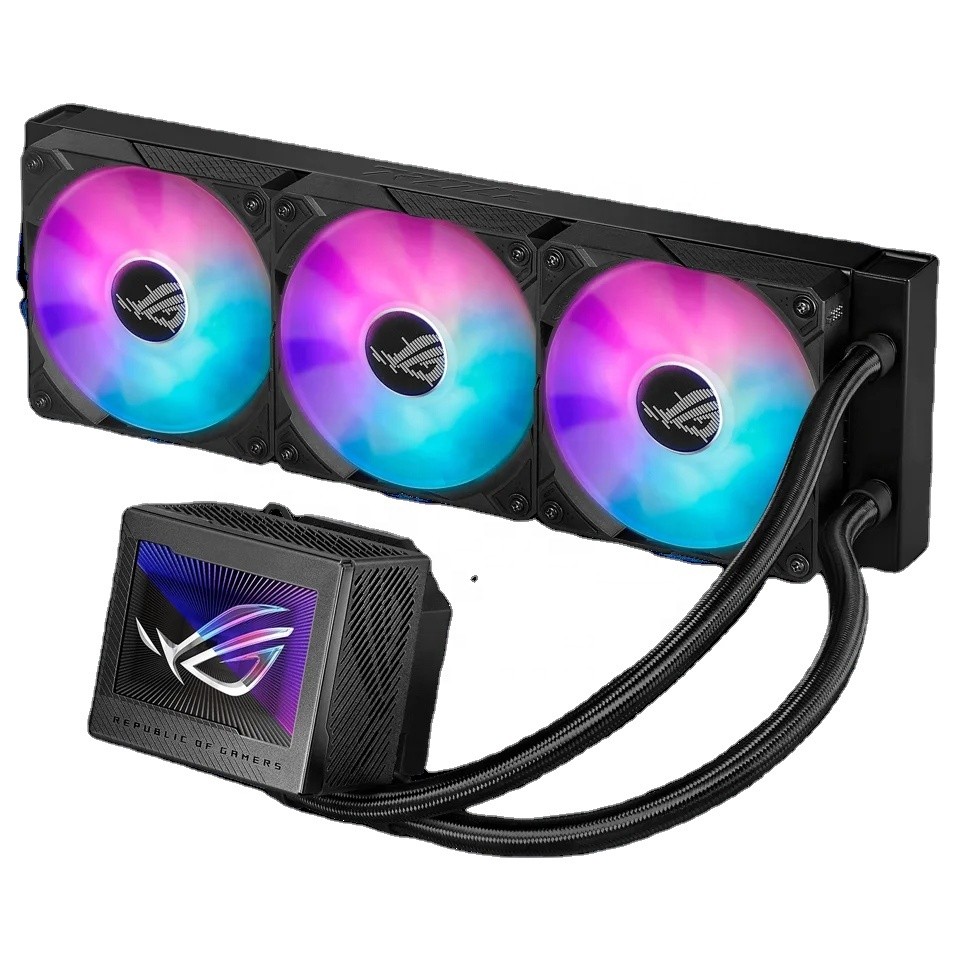 ROG Ryujin III 360 ARGB all-in-one liquid CPU cooler with 360mm radiator Asetek 8th gen pump 3x magn