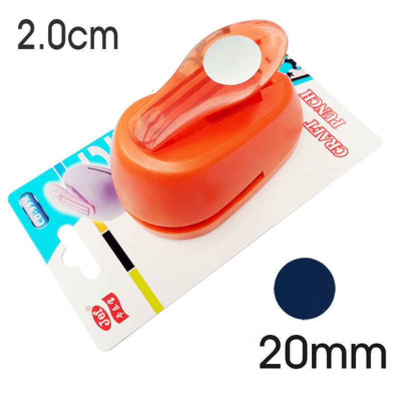 

free ship 2cm circle craft punch perfurador de EVA Kids scrapbook cutter scrapbooking punch 20mm round paper puncher Hole Punch