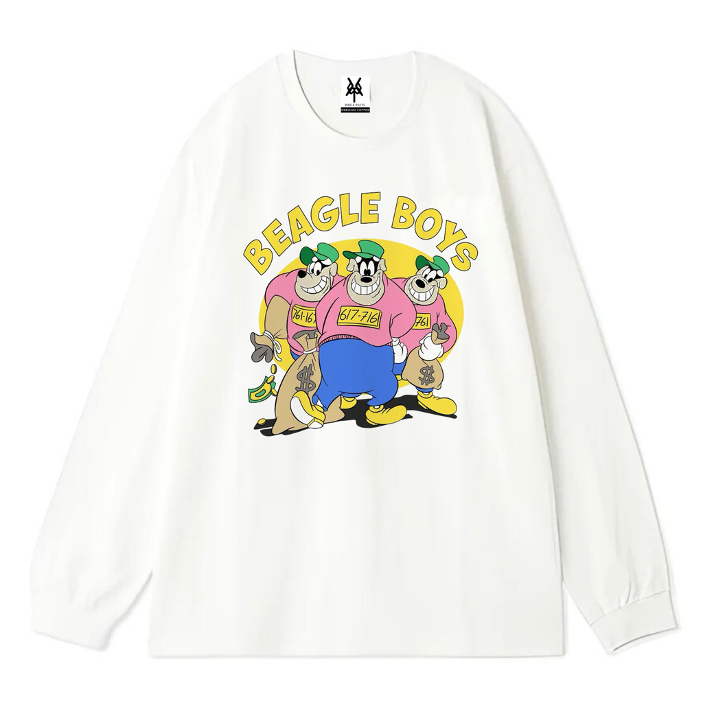 Patternmerch "beagle boys" Oversize T-Shirt | Longsleeve Oversized | Kaos