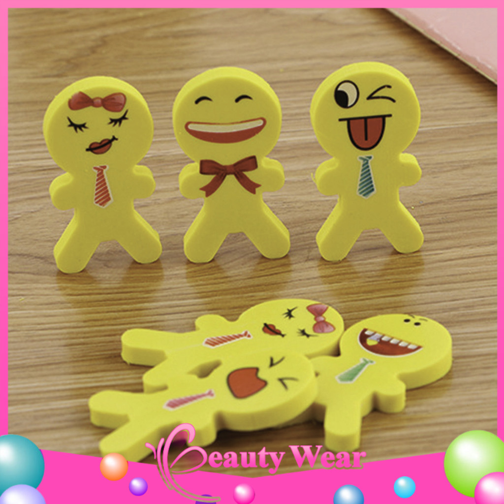 

Penghapus Pensil Karakter I Love Smile Set 2pcs