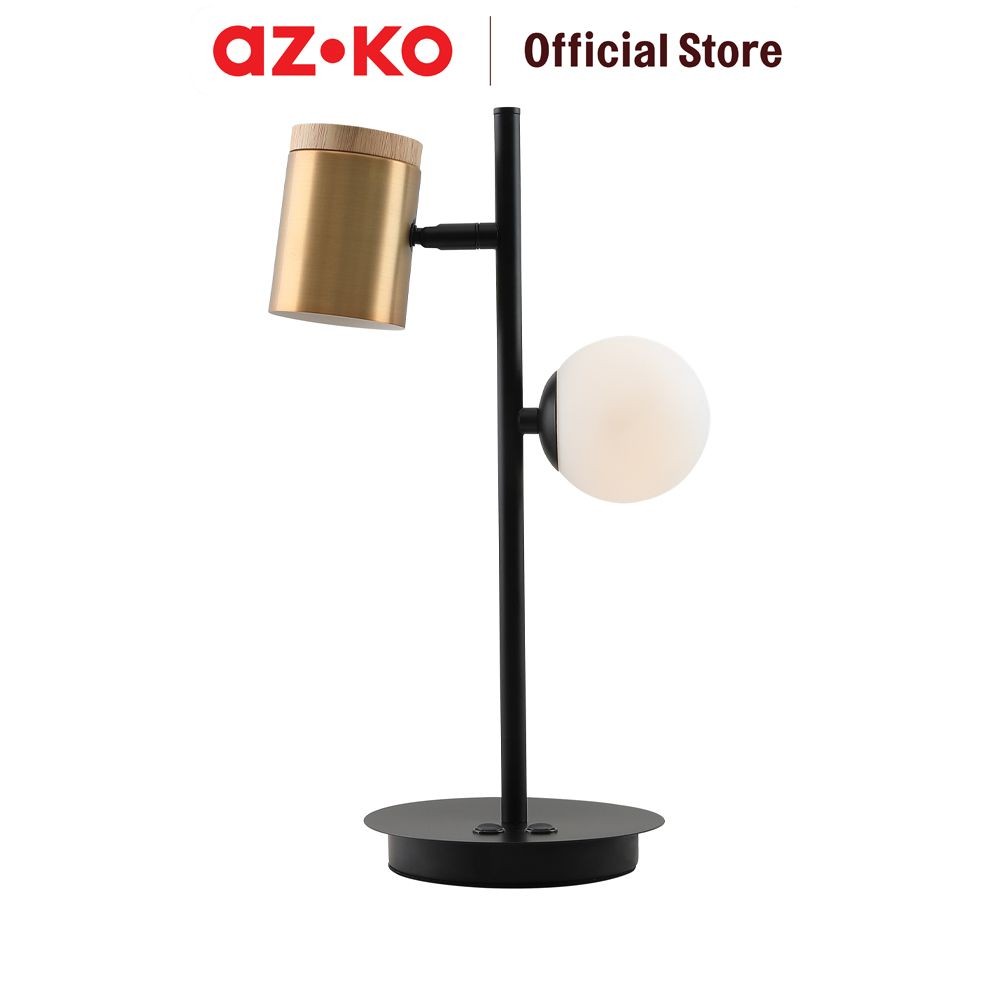 AZKO Eglare Anneli Lampu Meja Brass Multifunctional Table Lamp Lampu Baca Dan Belajar Serbaguna Pene