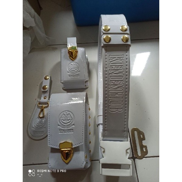 kopel setelan KEMENHUB putih logo pres terbaru