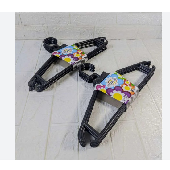 ASS HANGER HITAM SET HANGER PLASTIK HANGER PLASTIK GANTUNGAN BAJU PLASTIK HITAM