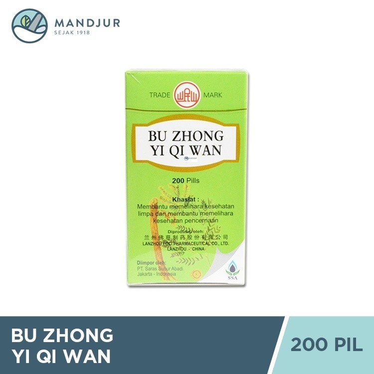 Bu Zhong Yi Qi Wan - Obat Kesehatan Limpa dan Gangguan Pencernaan