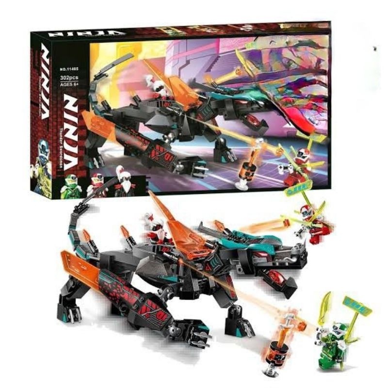 XA63 Ninja Series | 11485 | Empire Dragon Brick Block