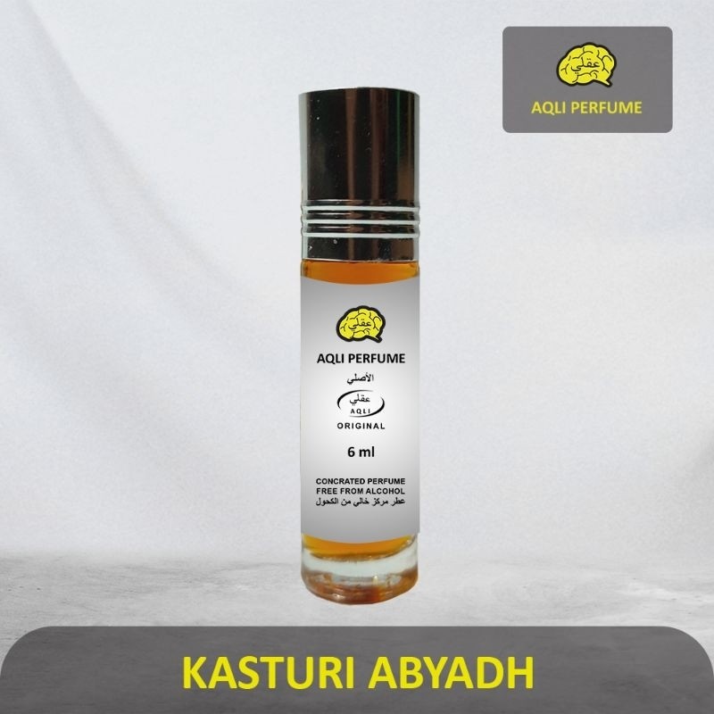 Tarahal Collection Aqli Perfume Kasturi Abyadh - Minyak Wangi Non Alkohol/Ibadah/Sholat/Roll On/Oles
