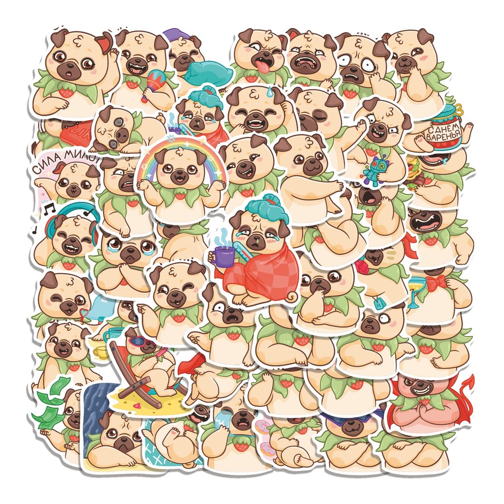 

COD 50 Pcs Stiker VK Paddy Lucu Anti Air Untuk Dekorasi Notebook Sepeda Skateboard Handphone DIY