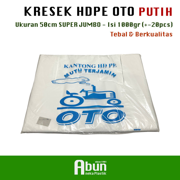 

Kantong Kresek OTO 50 Putih (1000gr)