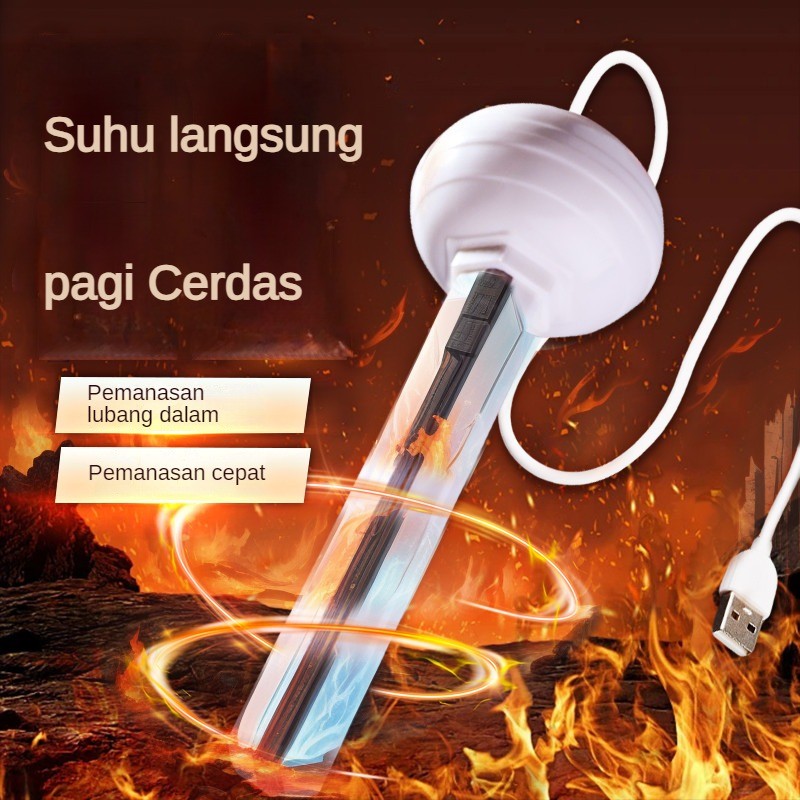 EC498 Pemanas Snail Cup Sexy Toys Pria Usb Warmer Heating Rods Snail Toys