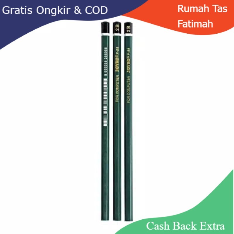

Promo (ECER) PENSIL TULIS KOMPUTER 2B JOYKO By Rumah Tas Fatimah