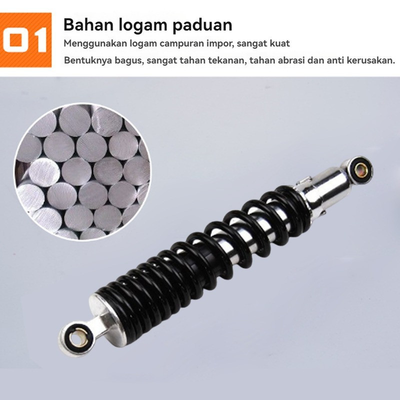 Berdoss_Balimay - 2 Pcs Shockbreaker Belakang Motor Universal 310Mm & 290Mm Untuk Gl, Pro Max,