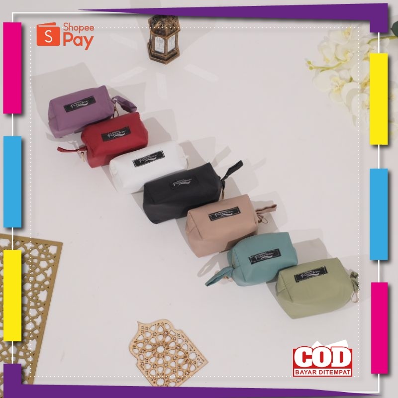 [PREMIUM ORIGINAL] Mukena Dewasa Traveling Mini Pouch Parasut Korea Premium Mukena Mini Traveling