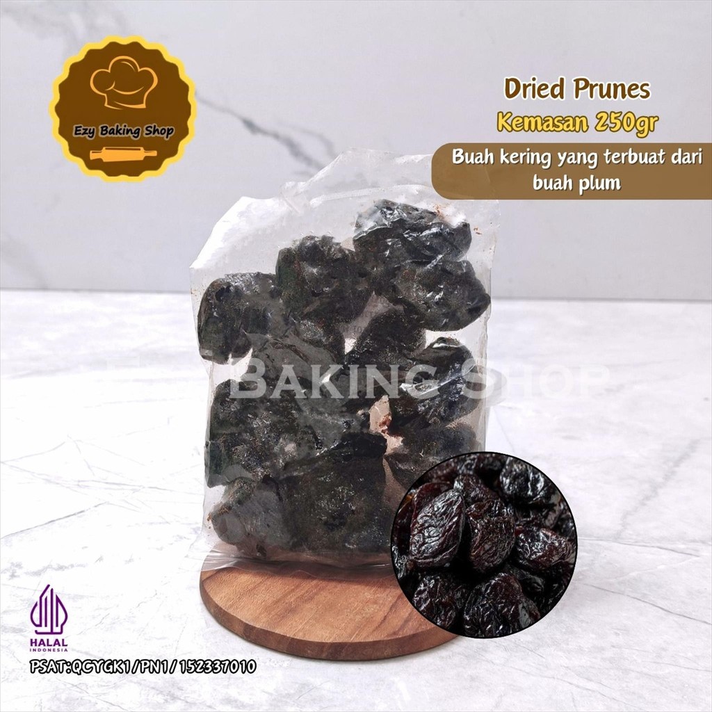 

Dried Prunes 250gr - Buah Plum Kering untuk Lapit Legit