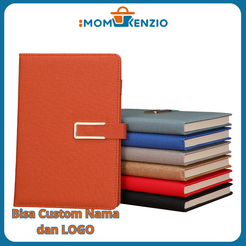 

Buku Agenda Kerja Meeting Catatan Planner NoteBook Notepad Diary Binder Cover Kulit A5 Bisa Custom Nama Atau Logo Perusahaan Cocok Untuk Souvenir Meeting Perusahaan, Kado Ulang Tahun, Wisuda