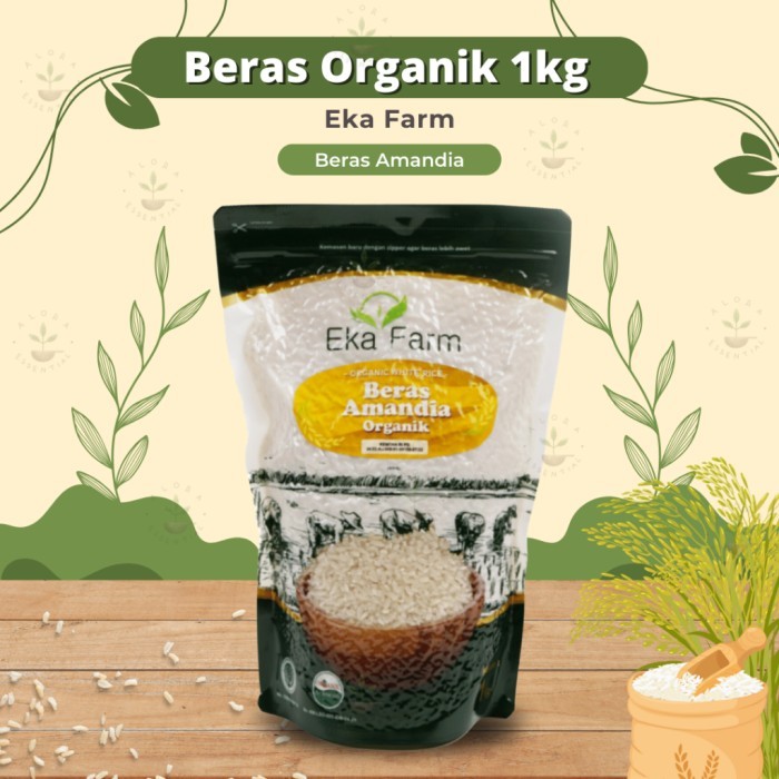 

Eka Farm Beras Diabetes Amandia 1kg - Beras Organik Rendah Gula