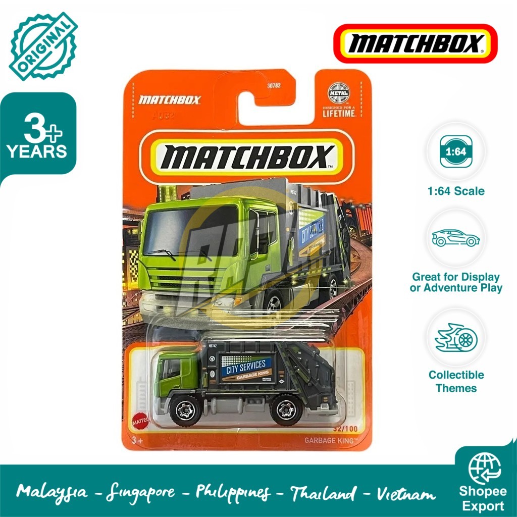 Matchbox Garbage King Grey