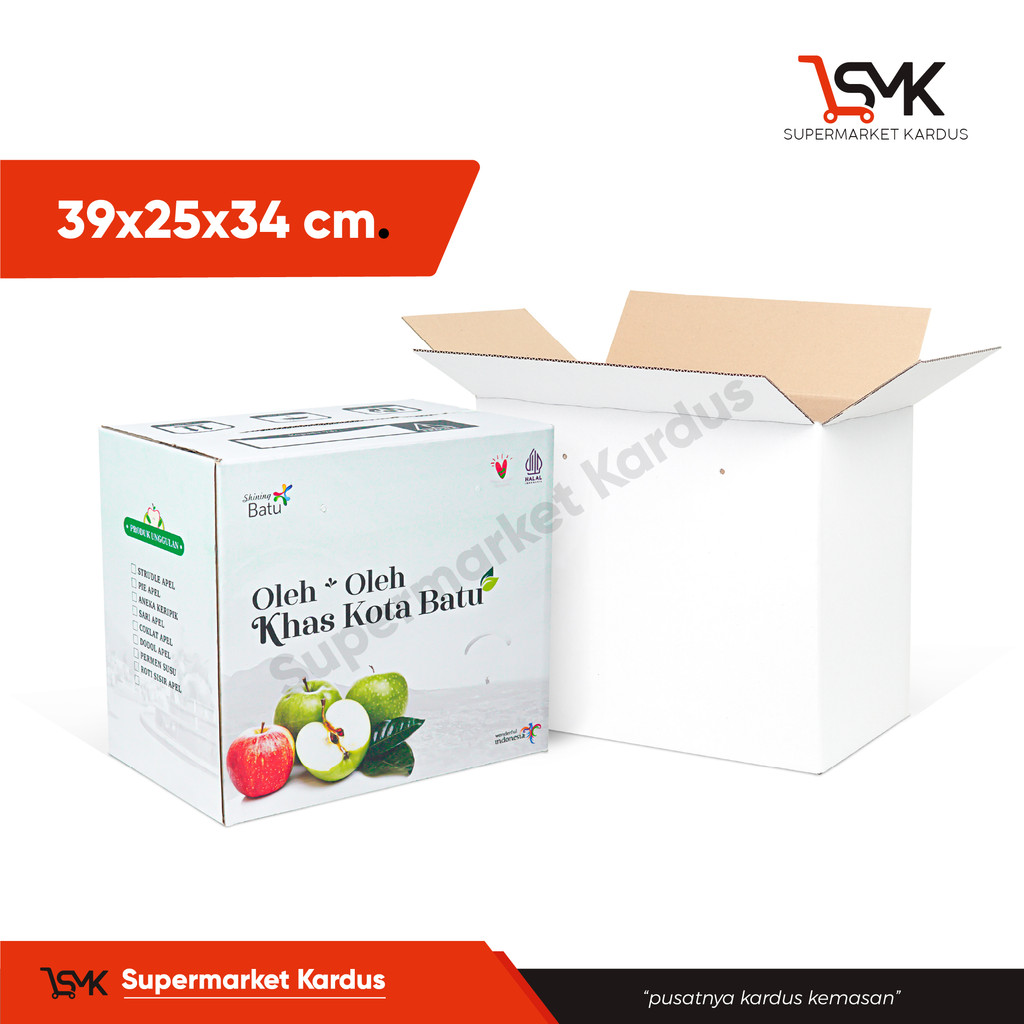 

Box 39X25X34 cm ( Oleh2 5K ) Boxnormal/amdk/kotak/kemasan/packing/a1/tinggi34