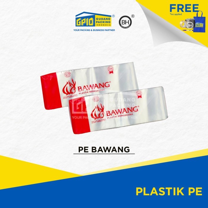 

BAWANG - Plastik PE Es dan Sayur Ukuran Lengkap - Pak, 10 x 20