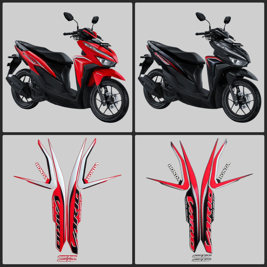 STRIPING STICKER honda vario 125 2019 Fullset Body Motor