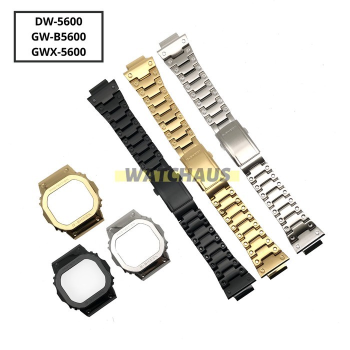 TALI BEZEL STRAP CASE FULL STAINLESS DW5600 GWB5600