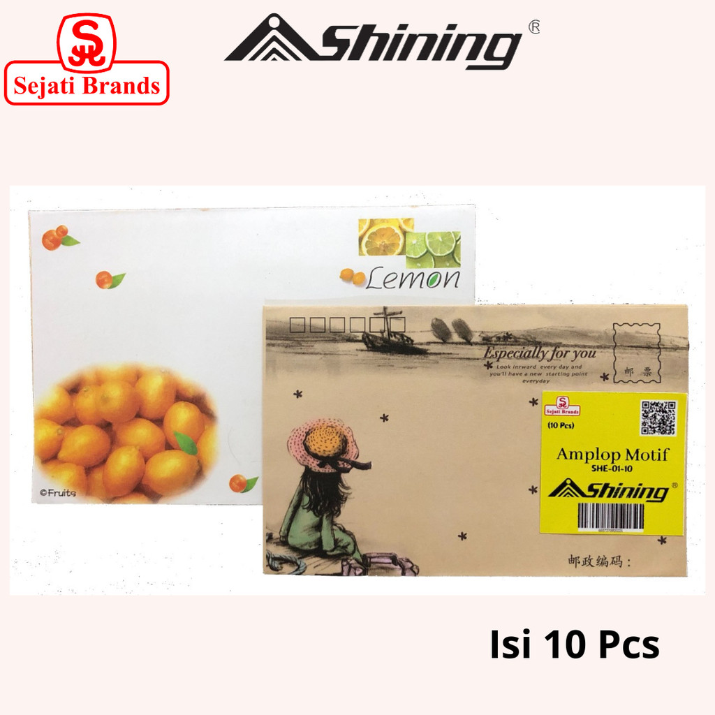 

SHINING Amplop Motif SHE-01 isi 10 Pcs