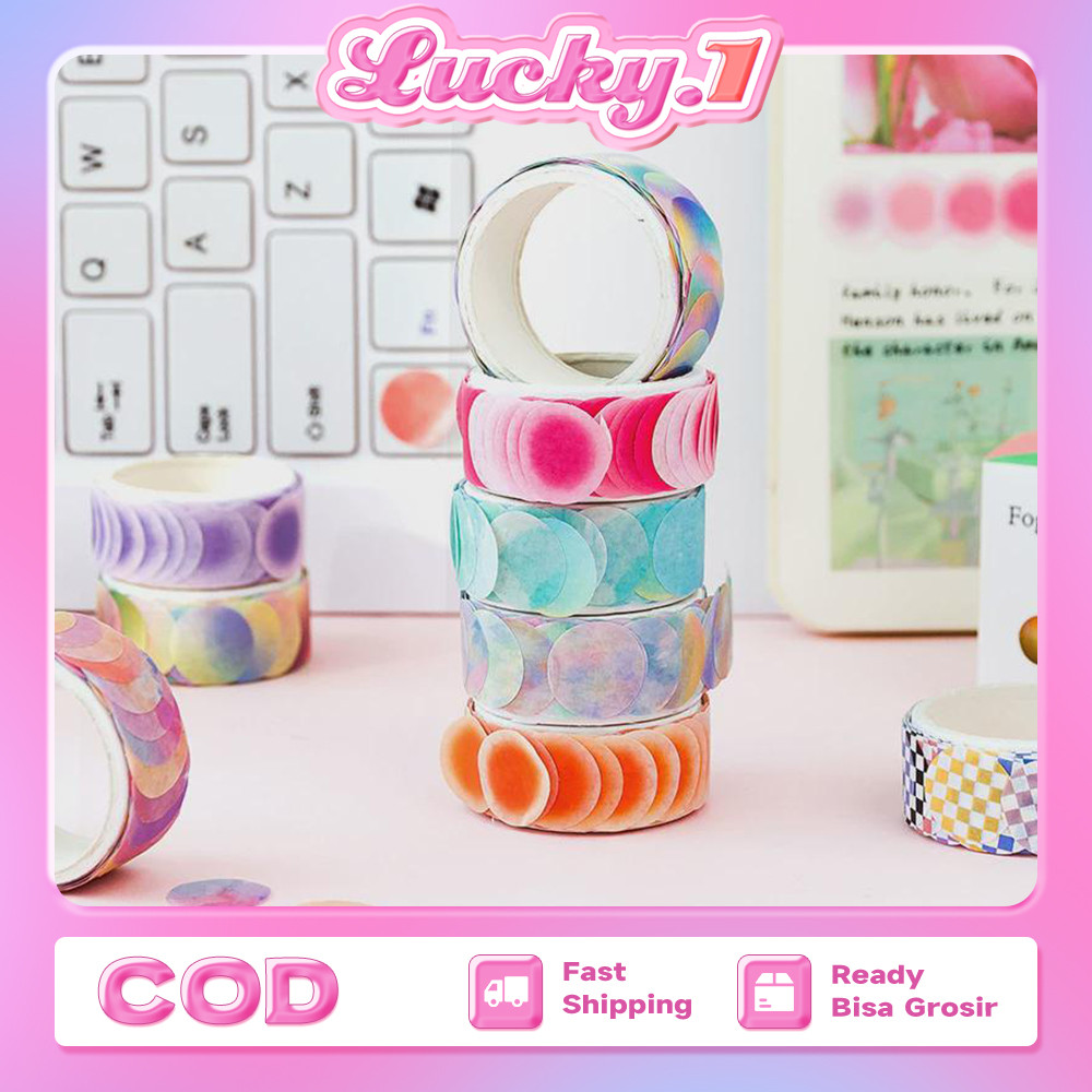 

Sticker Tape Aesthetic Stiker Deco Dot Washi Tape Awan Stiker Cloud Karakter Lucu Isolasi Selotip Hiasan DIY Buku Diary Jurnal Scrapbook Journal Decor Alat Tulis