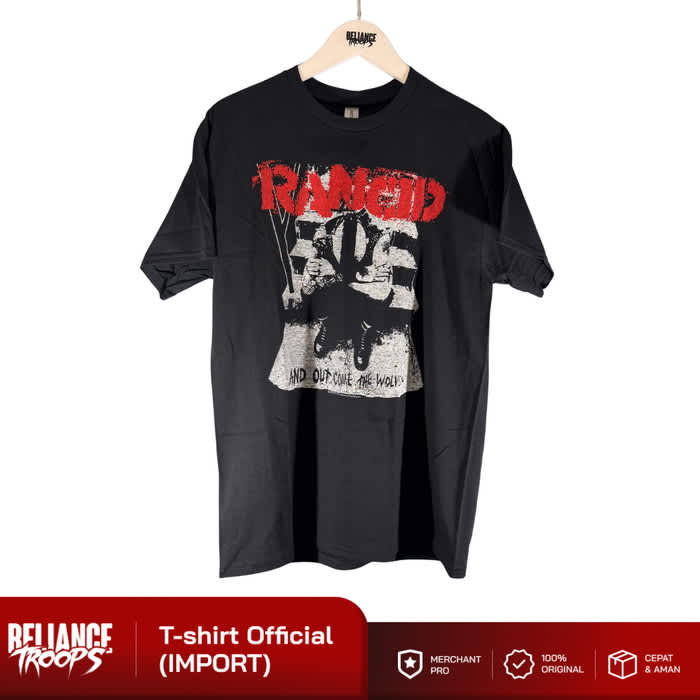 T-shirt Official | Rancid - And Out Come The Wolves