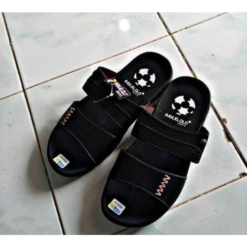 [] SANDAL PRIA KULIT SELOP PAKALOLO/ SANDAL TERLARIS BAHAN KULIT ASLI BERKULITAS