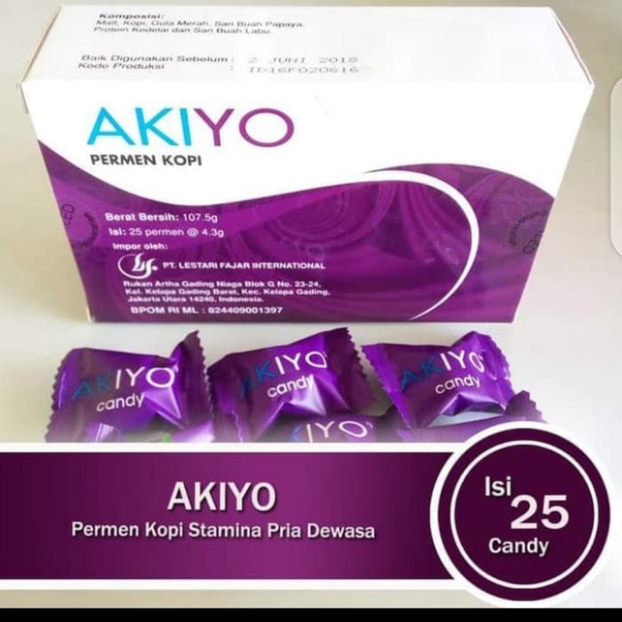 

4kiyo Permen Kopi 0riginal Kuat Tahan Lama Isi 25 pcs