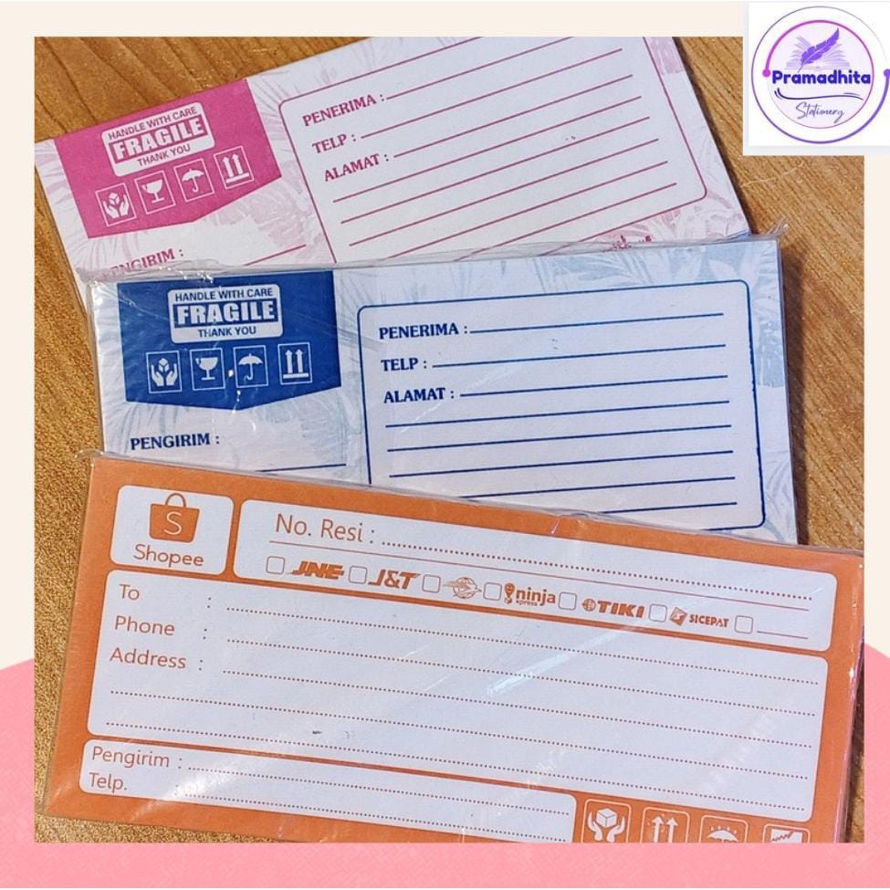 

LABEL OLSHOP LABEL PENGIRIMAN ONLINE SHOP 100 LEMBAR