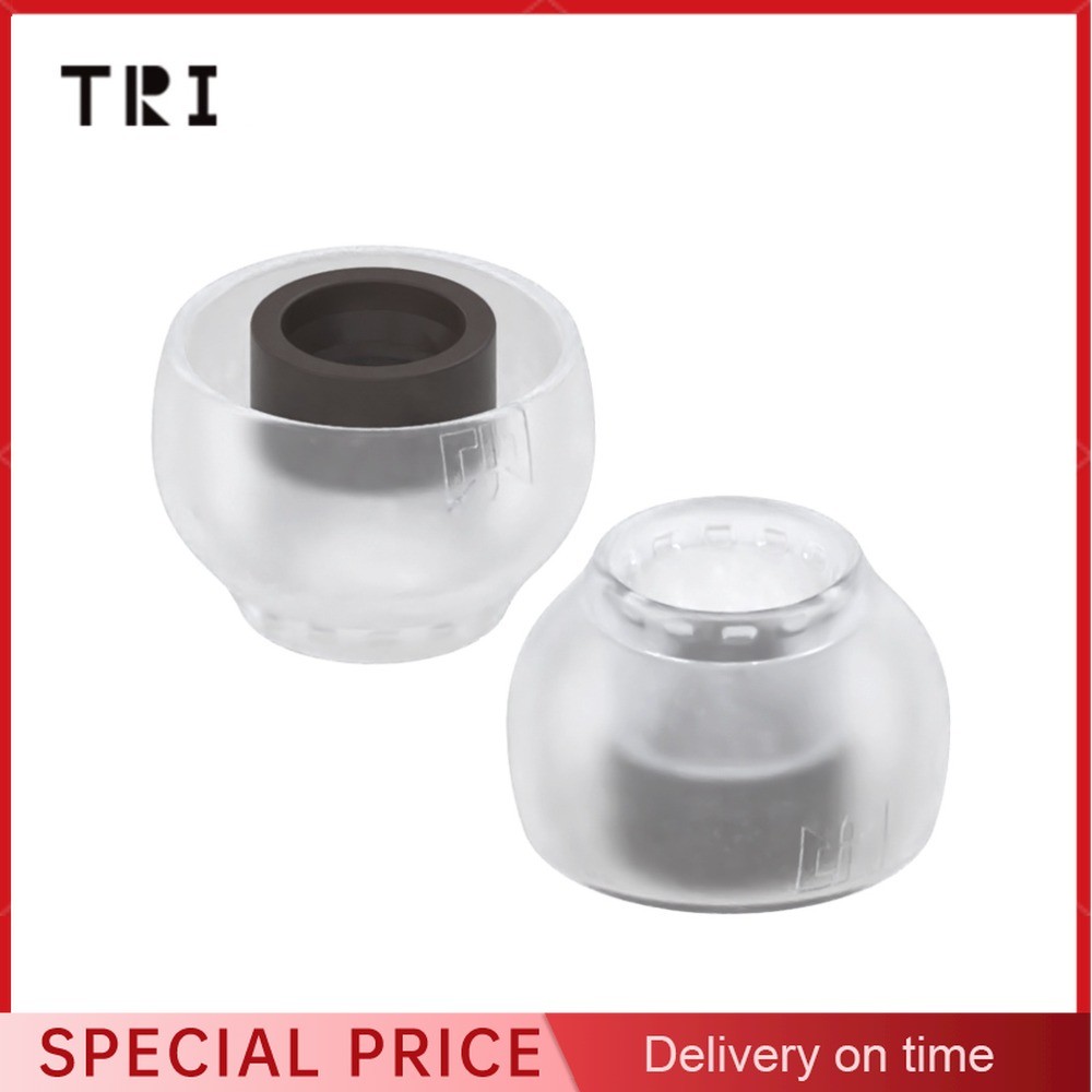 TRI Clarion Silicone Earphone Eartips 3 Pairs for S/M/L Size In Ear Monitor Headphone Accessories Wi