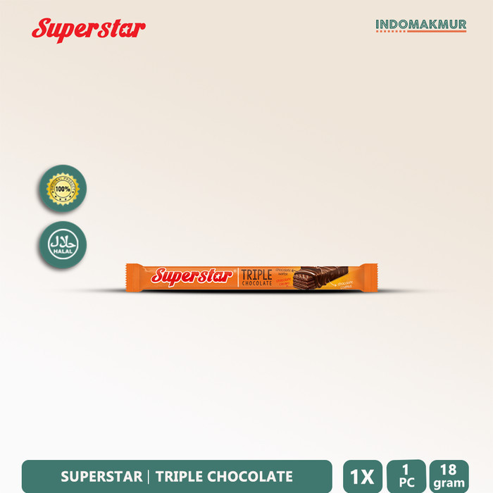 

Superstar Triple Choco - Wafer Cokelat