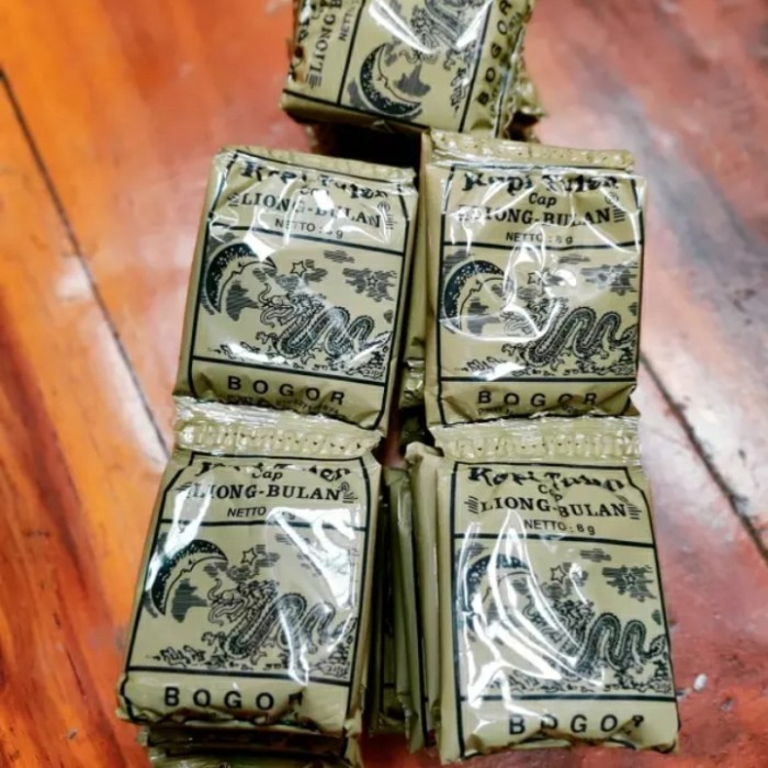 

Kopi hitam bubuk tanpa gula Cap liong bulan - Kopi khas bogor
