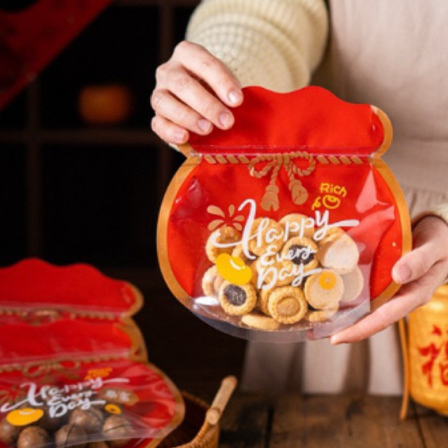 

Sasa Plastik Klip Standing Ziplock / Plastik Zipper Cookies Motif Lucu / Plastik Permen Imlek 2025 / Pelastik Kue Cookies Red Bunny Lunar New Year / Plastik Bag Chinese New Year of Snack