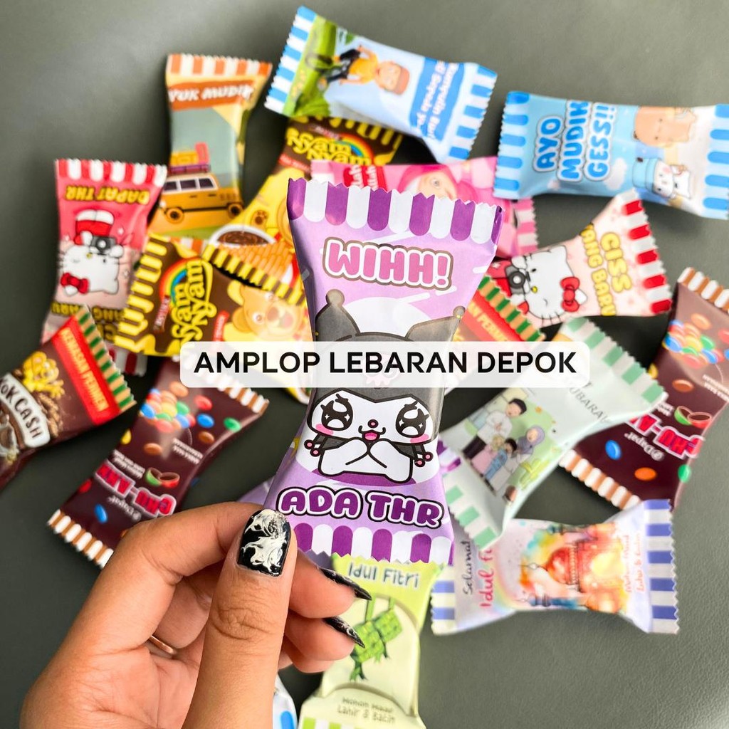 

Amplop Permen Lucu | Amplop Permen isi 50 Pcs 5 Motif | Amplop Permen Murah isi 50 | Amplop Permen Unik isi 50